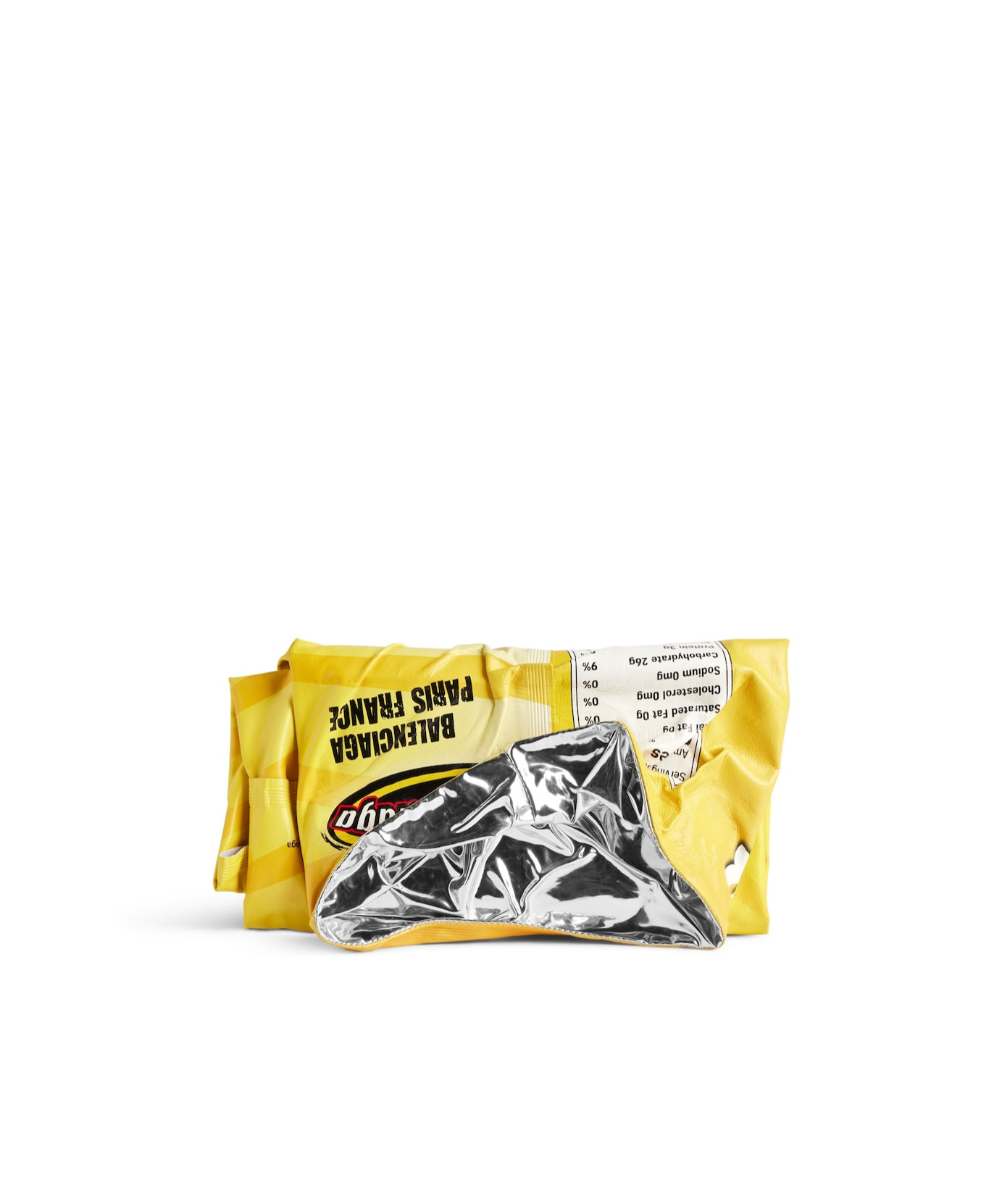 Balenciaga Chips Clutch Wallet In Yellow In Yellow