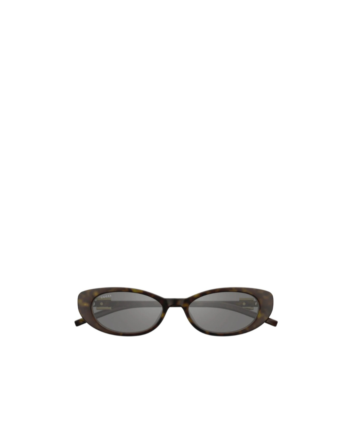 Gucci Oval-frame Sunglasses In Nude
