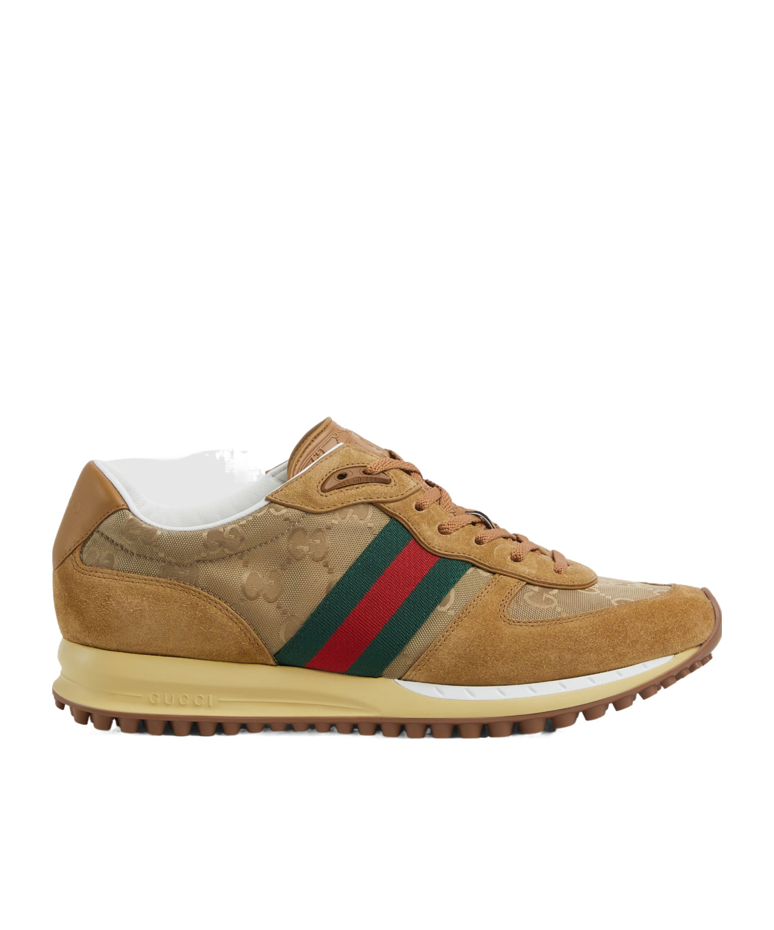 Gucci Men Re-motion Gg Nylon And Suede Sneakers In Multi