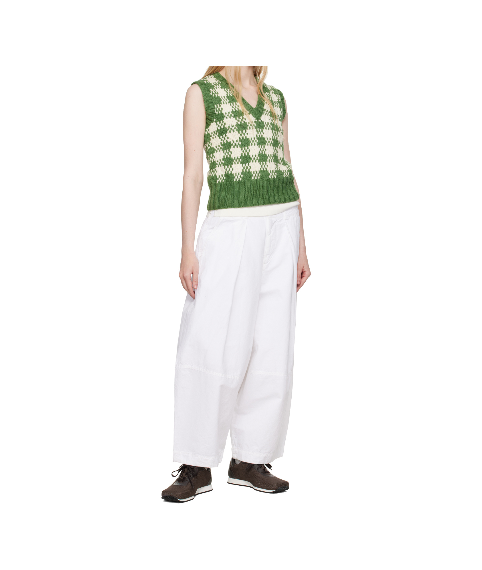 Ymc You Must Create Sleeveless Knitted Vest