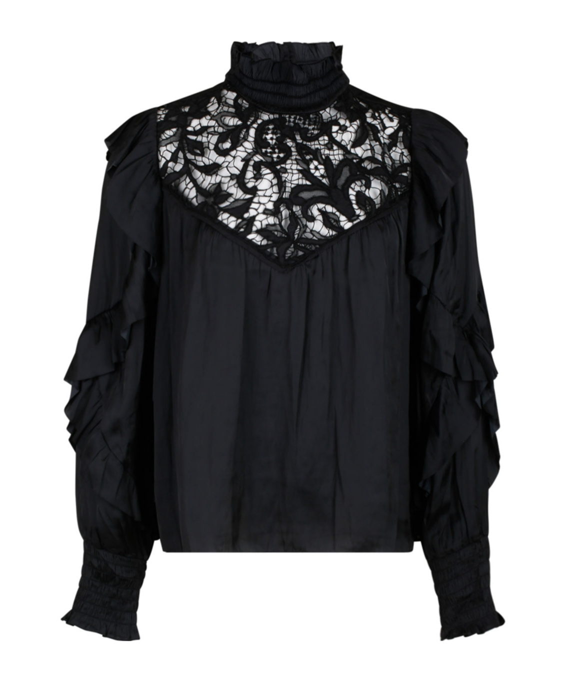 Shop Isabel Marant Seila Blouse In Black