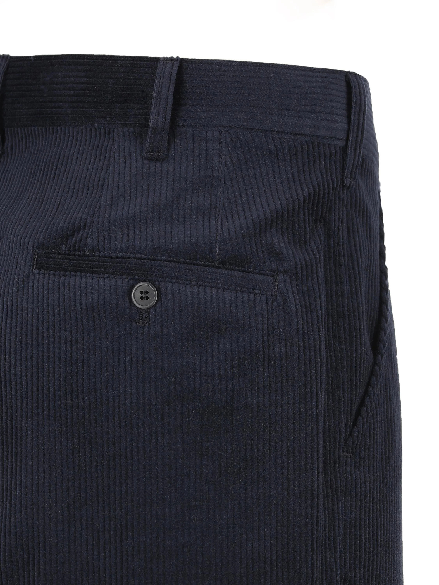Prada Belt Loops Slacks In Blue