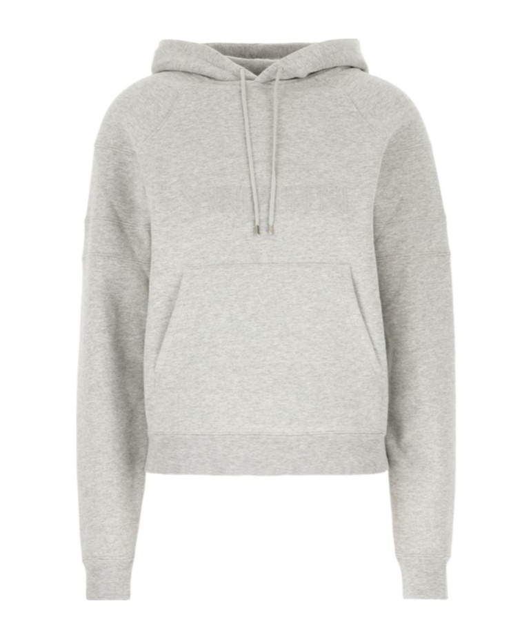 Saint Laurent Cotton Sweatshirt With Embroidered Logo