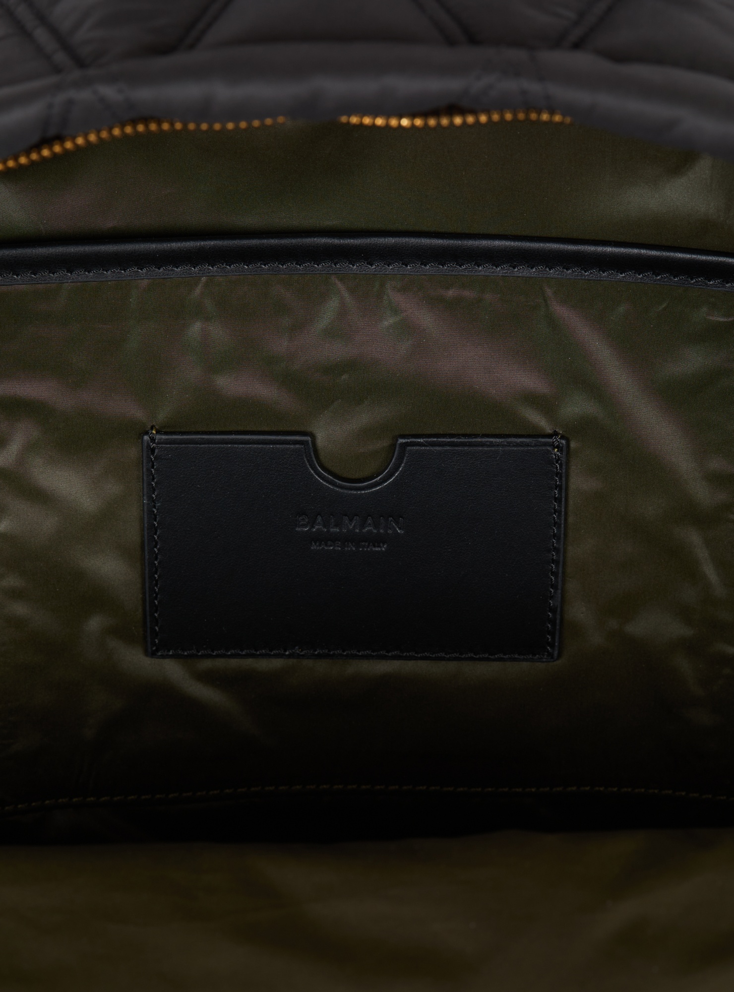 Balmain Quilted Backpack In Black