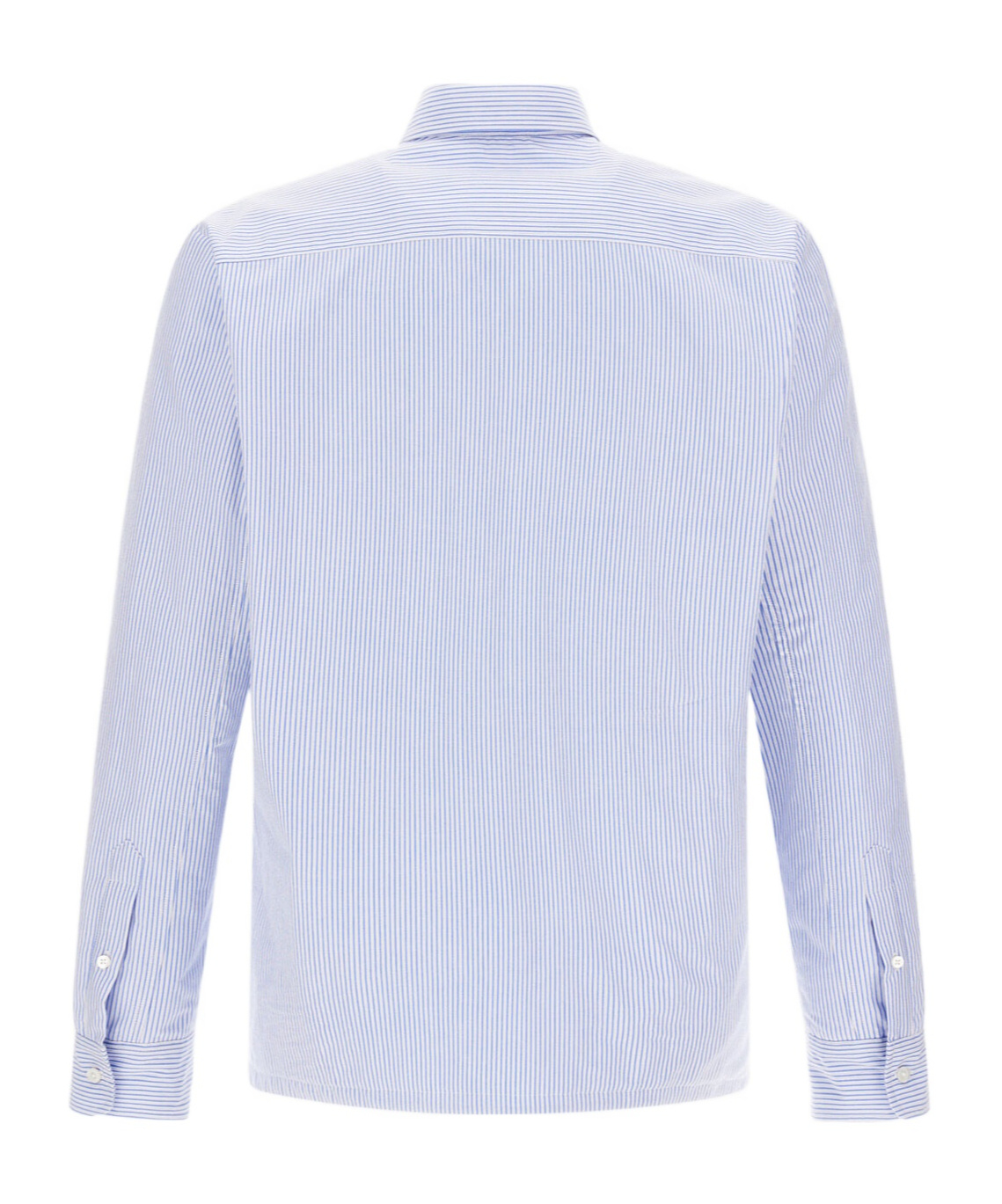 Herno Cotton Stripe Shacket In White