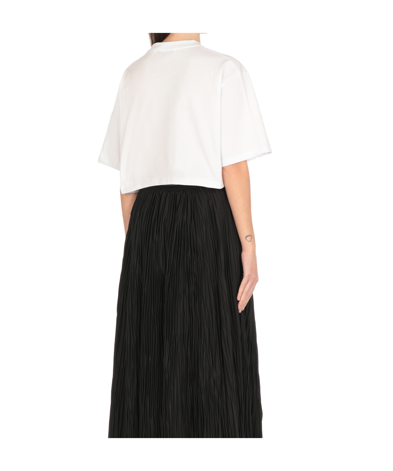 Msgm T-shirt With Logo In White