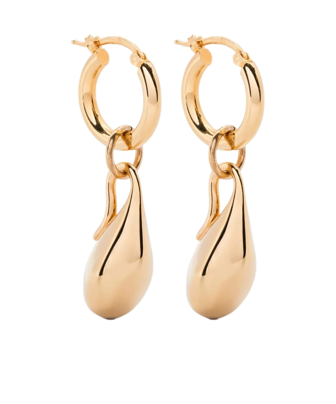Marni Teardrop Hoop Earrings In Gold