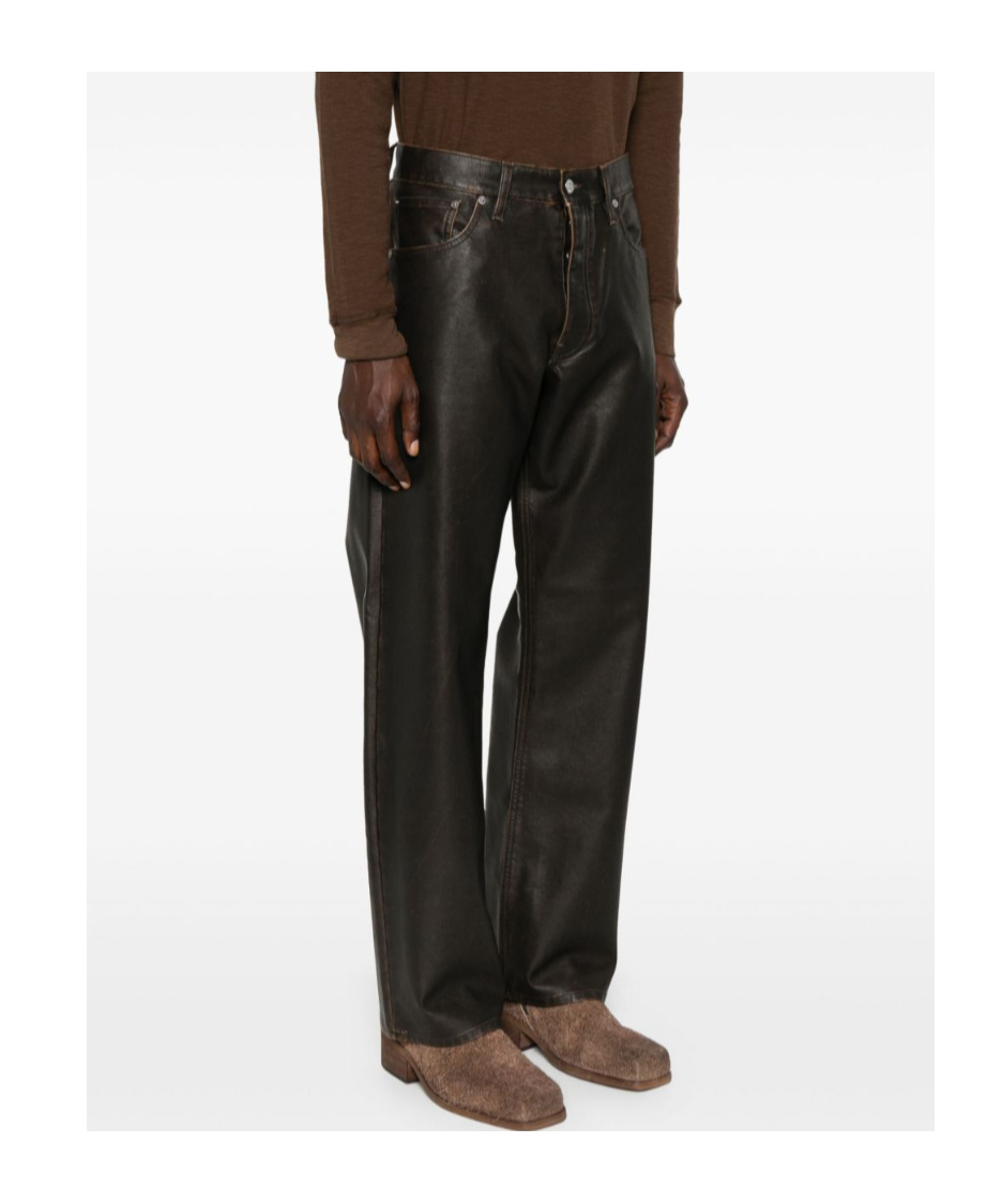 Sunflower Belt Loop Casual Pants In Black