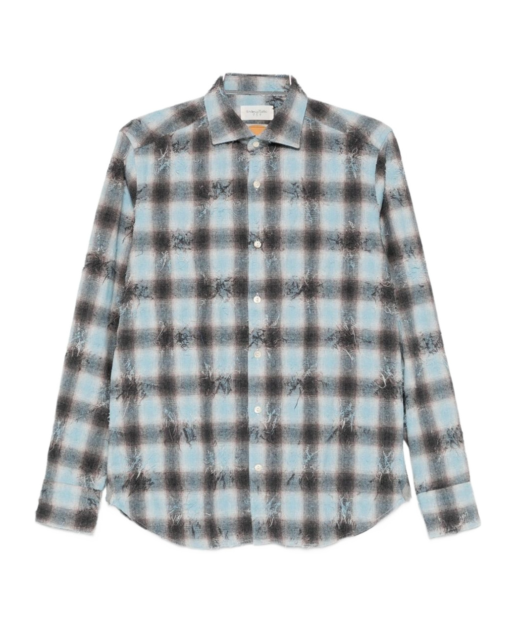 Tintoria Mattei 954 Checked Shirt In Gray