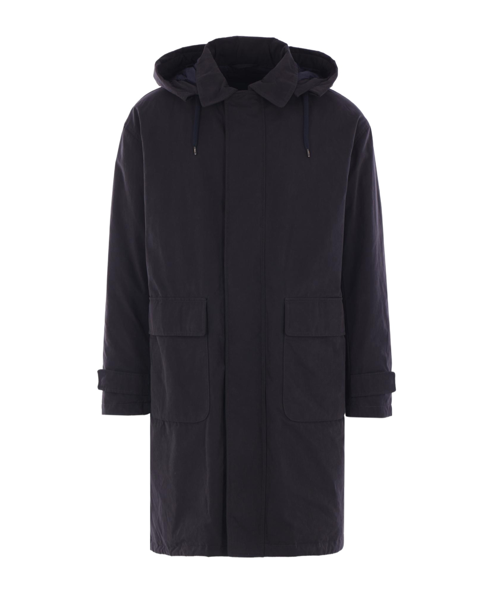 Herno Long-sleeved Down Jacket In Black