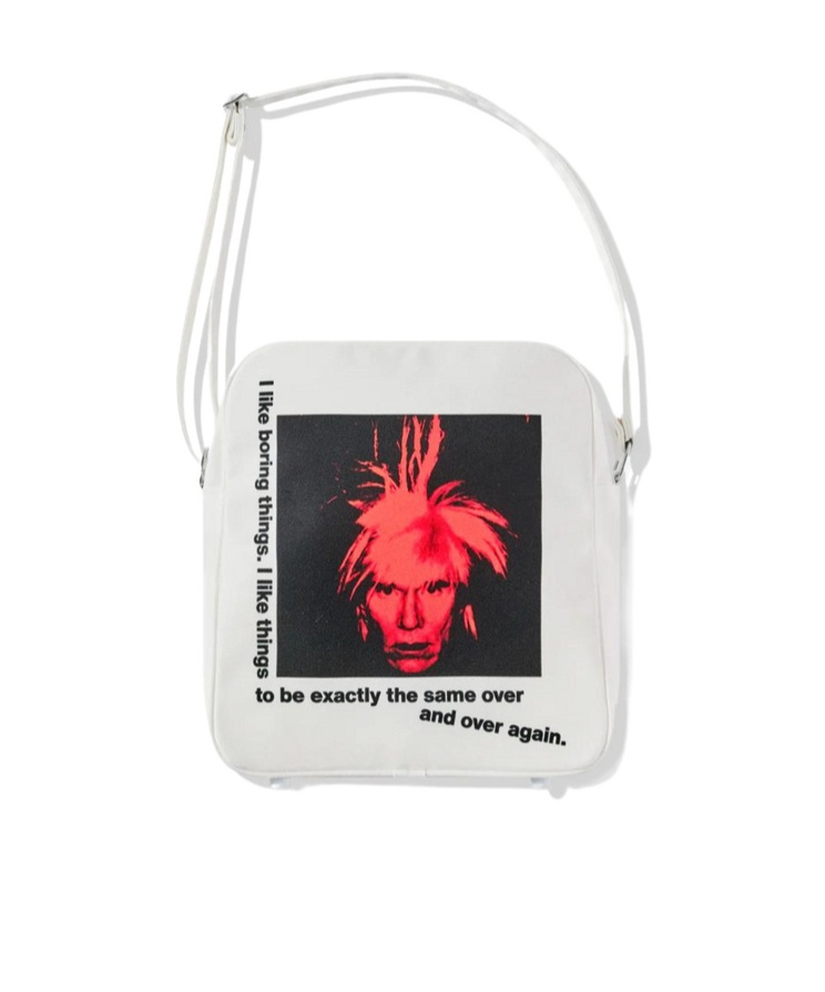 COMME DES GARÇONS LOGO SHOULDER BAG 