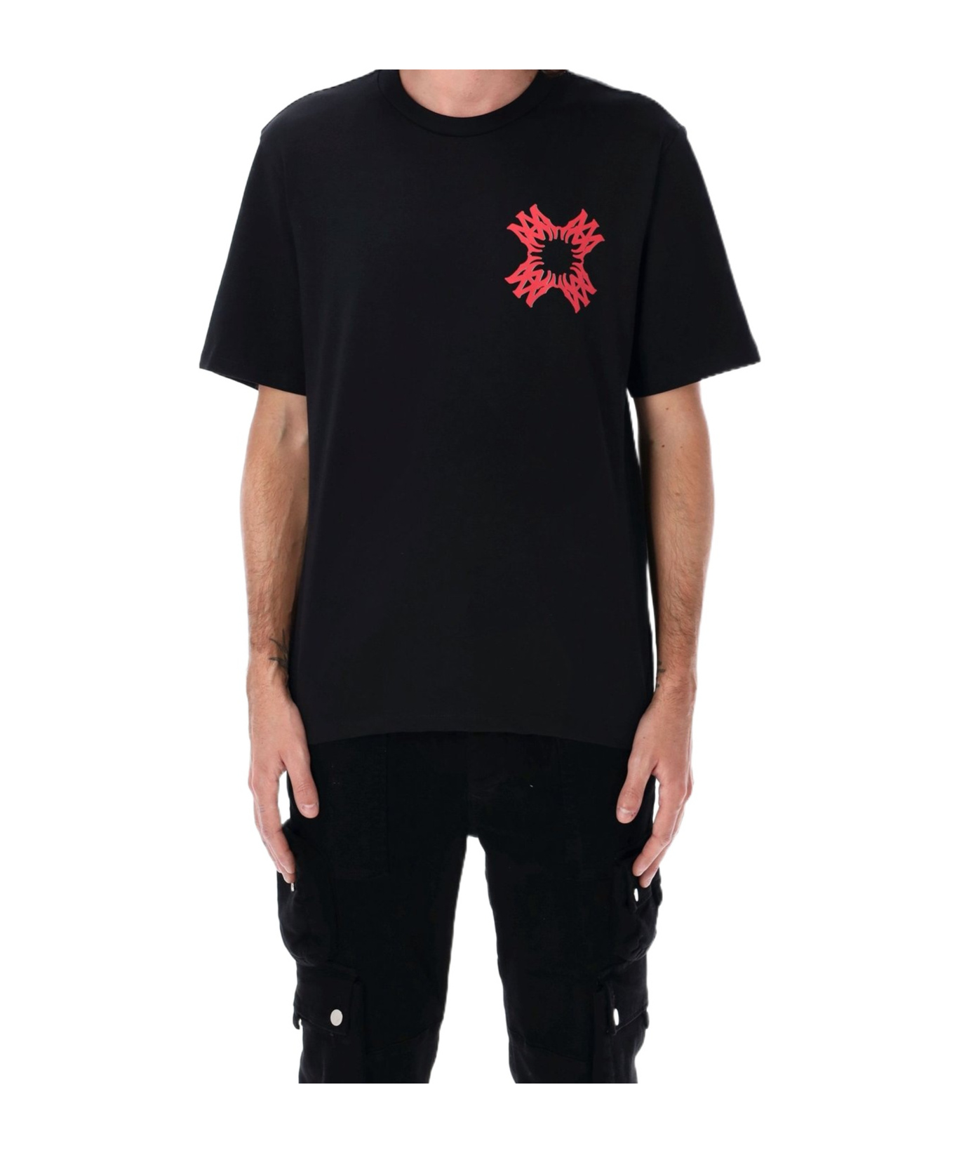 Amiri Black Cotton Jersey Ma Quad T-shirt In Black