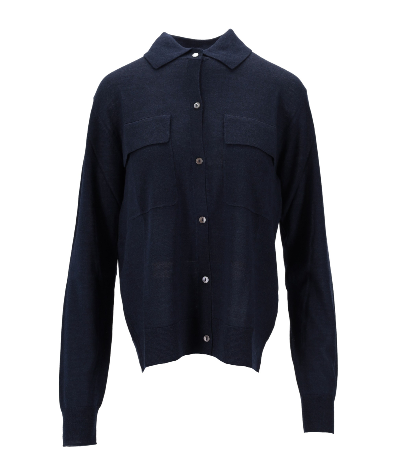 P.a.r.o.s.h Pocket Button Cardigan In Blue