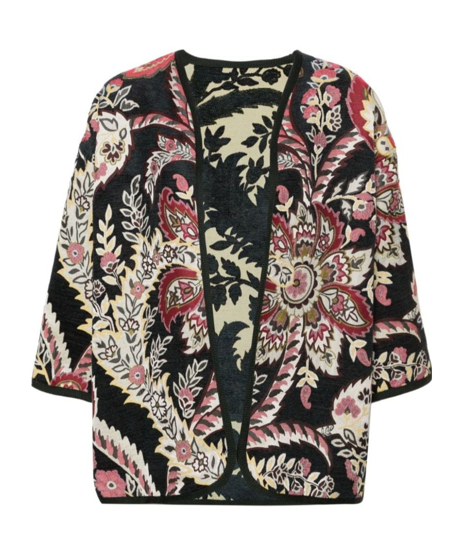 ETRO PATTERNED-JACQUARD BROCADE JACKET 