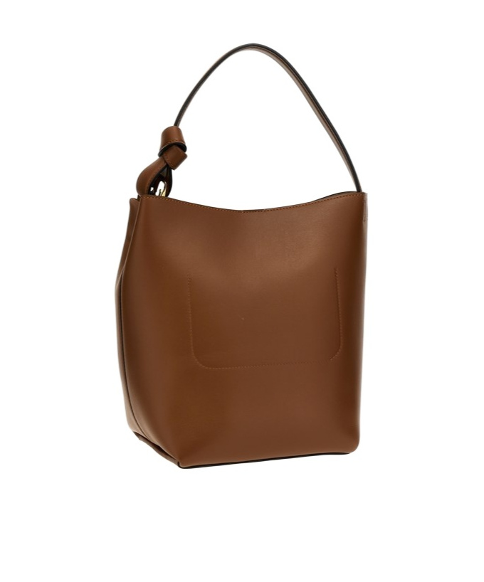 Jw Anderson The Jwa Corner Bucket Tote Bag In Brown