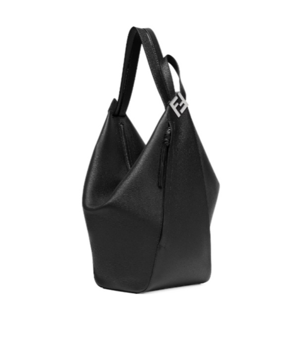Fendi Melon Large Backpack In Black