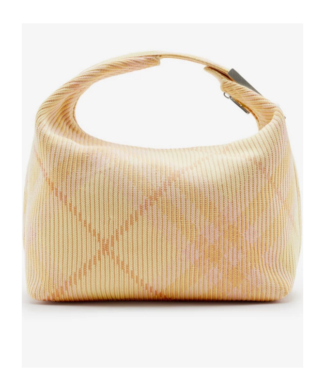 Burberry Medium Peg Duffle Shoulder Bag In Nude