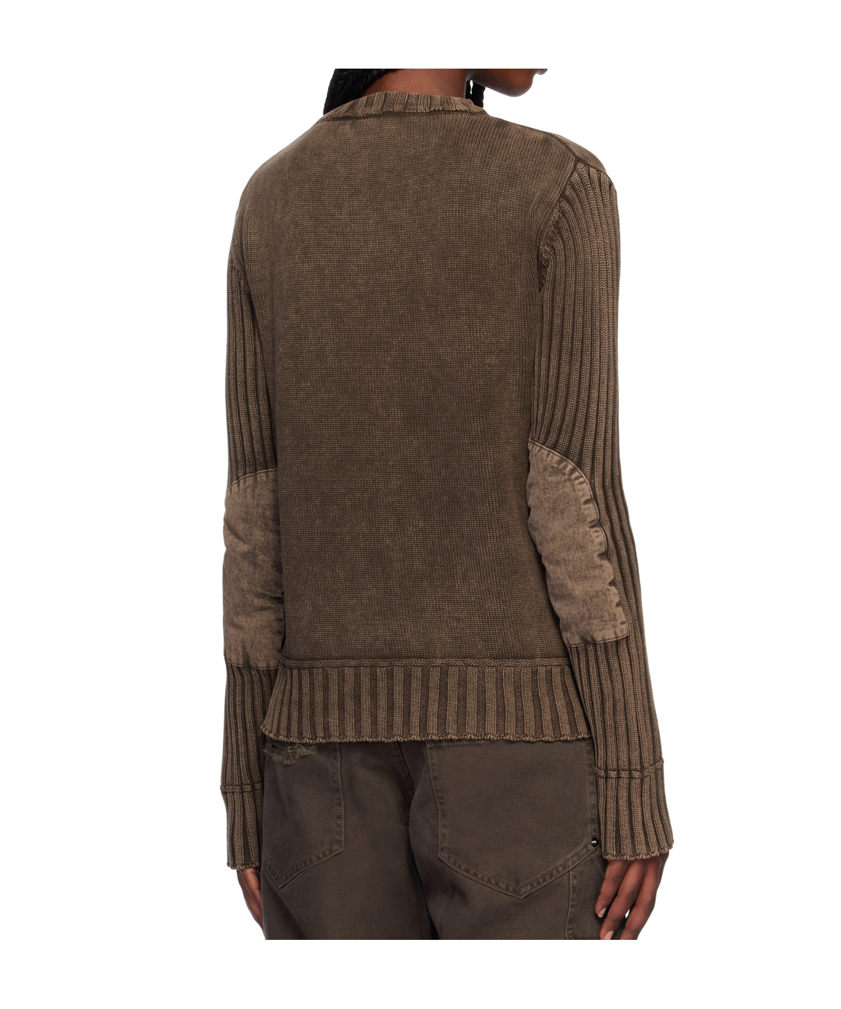 Vaquera Rib Knit Sweater In Green