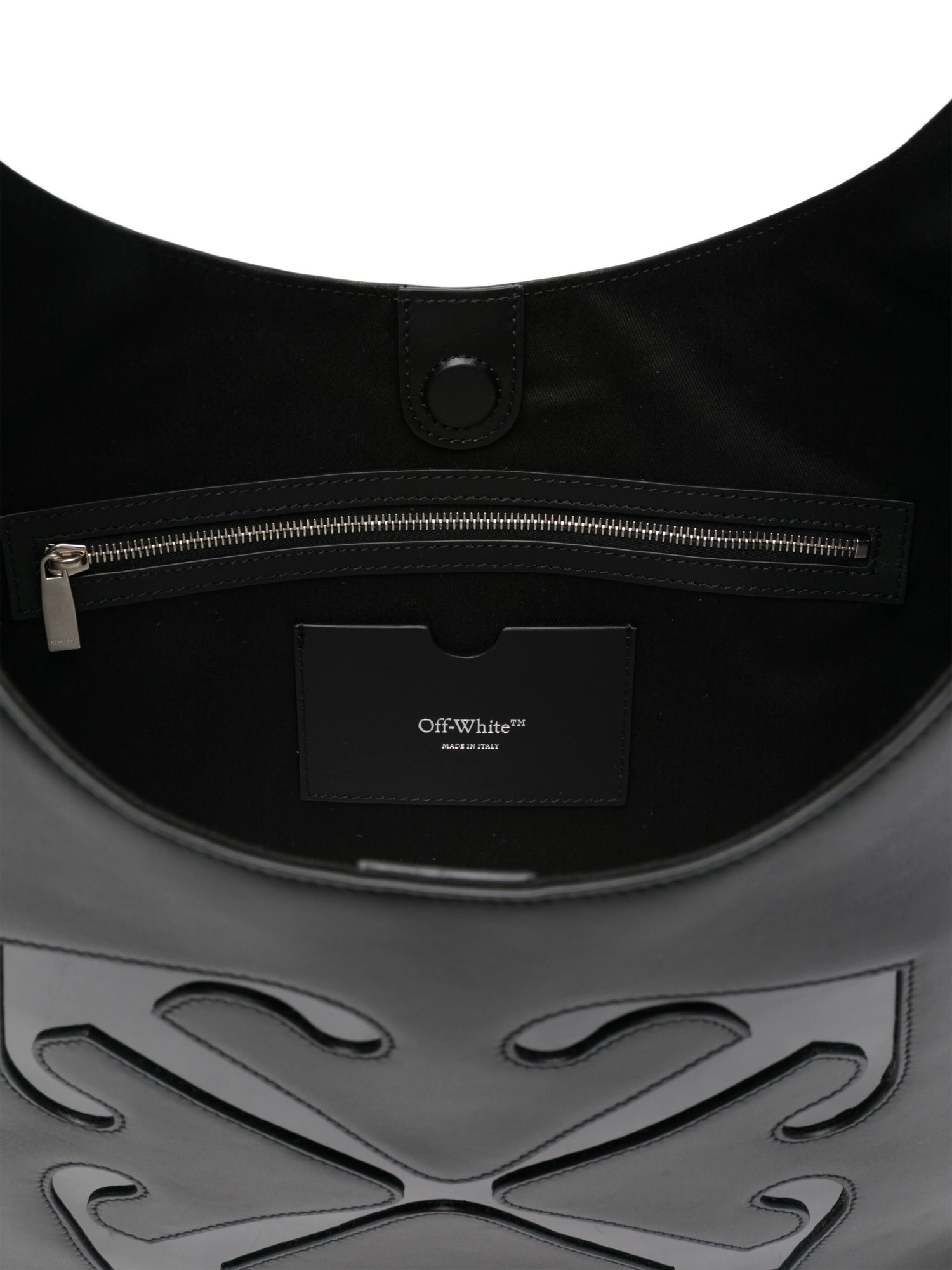 Off-white Metropolitan Shoulder Bag In Black