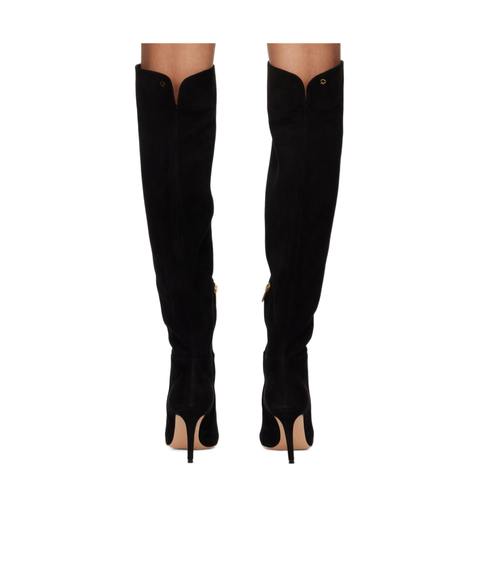 GIANVITO ROSSI POINTED HIGH-HEELED BOOTS