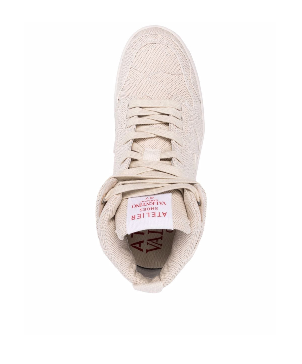 Valentino Atelier Shoes 07 Camouflage-edition Sneakers In White