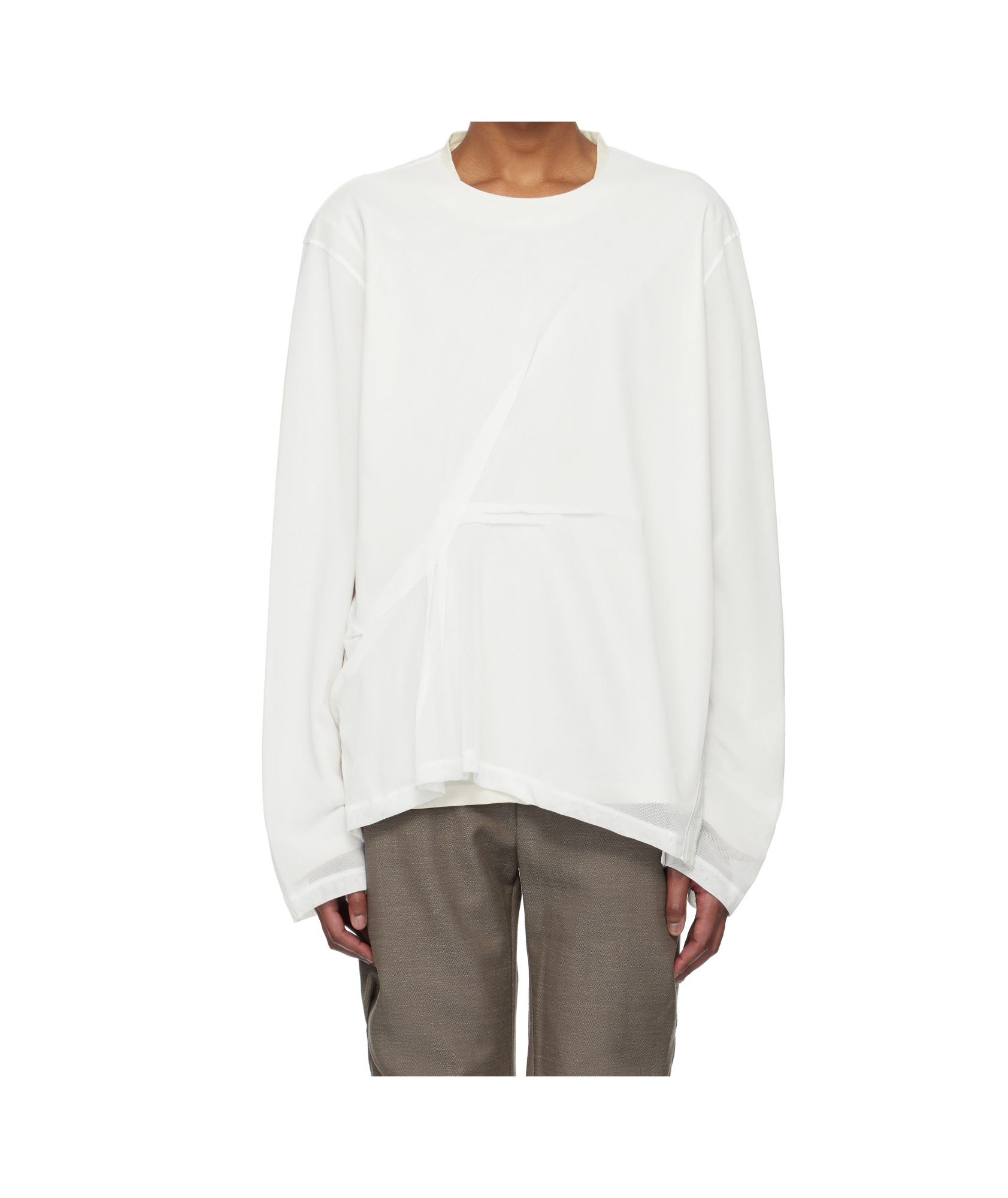 Kiko Kostadinov Inex Mesh T-shirt In White