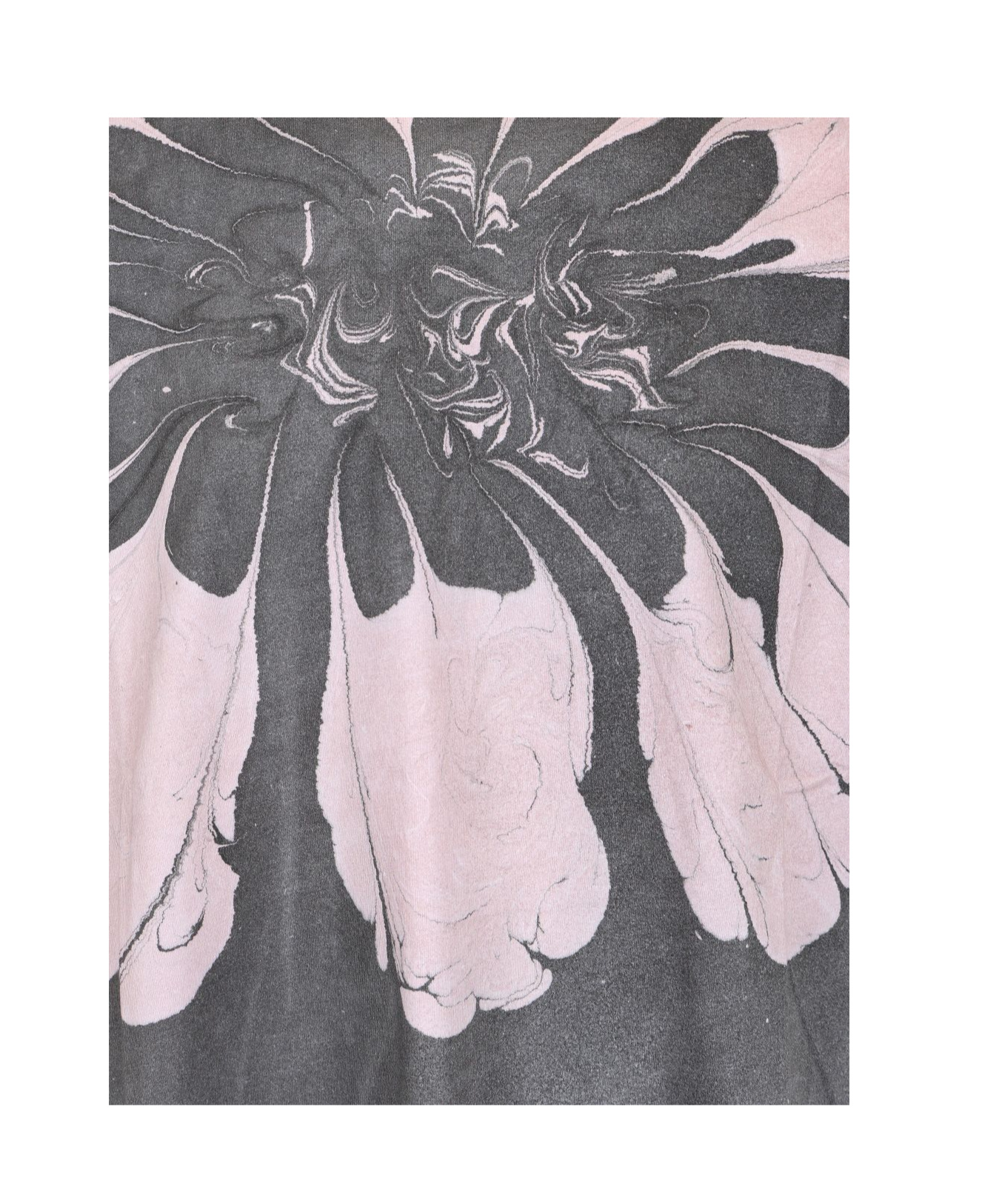 Dries Van Noten Open-necked Black Shirt In Gray