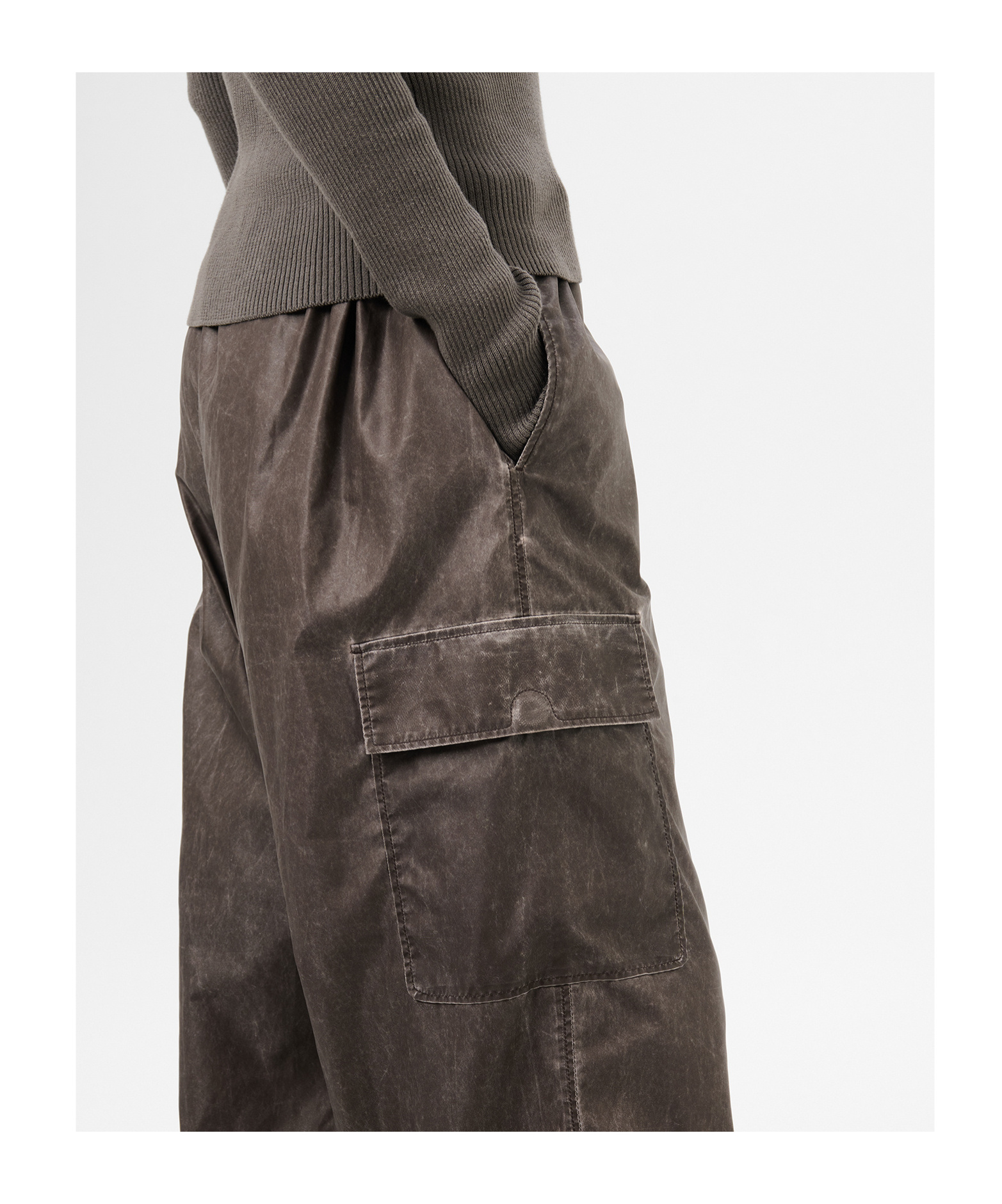 Our Legacy Washed Straight Fit Drawstring Pants In Brown