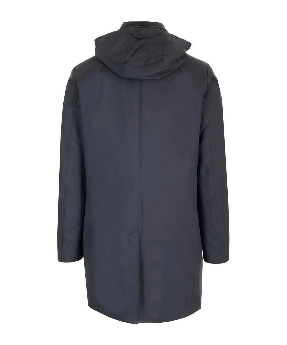 Moorer Redon-pum Coat In Blue