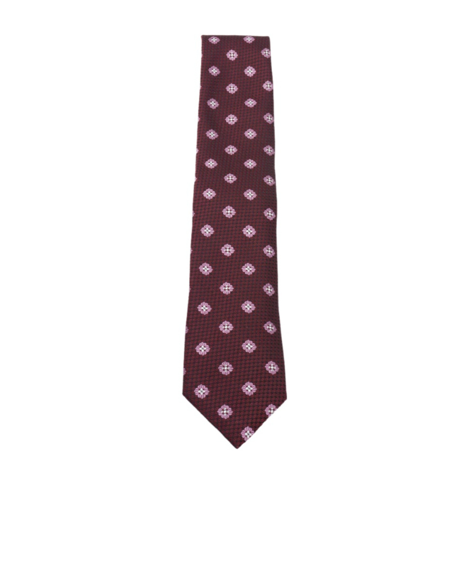 Zegna Floral Pattern Standard Width Ties Collection In Brown