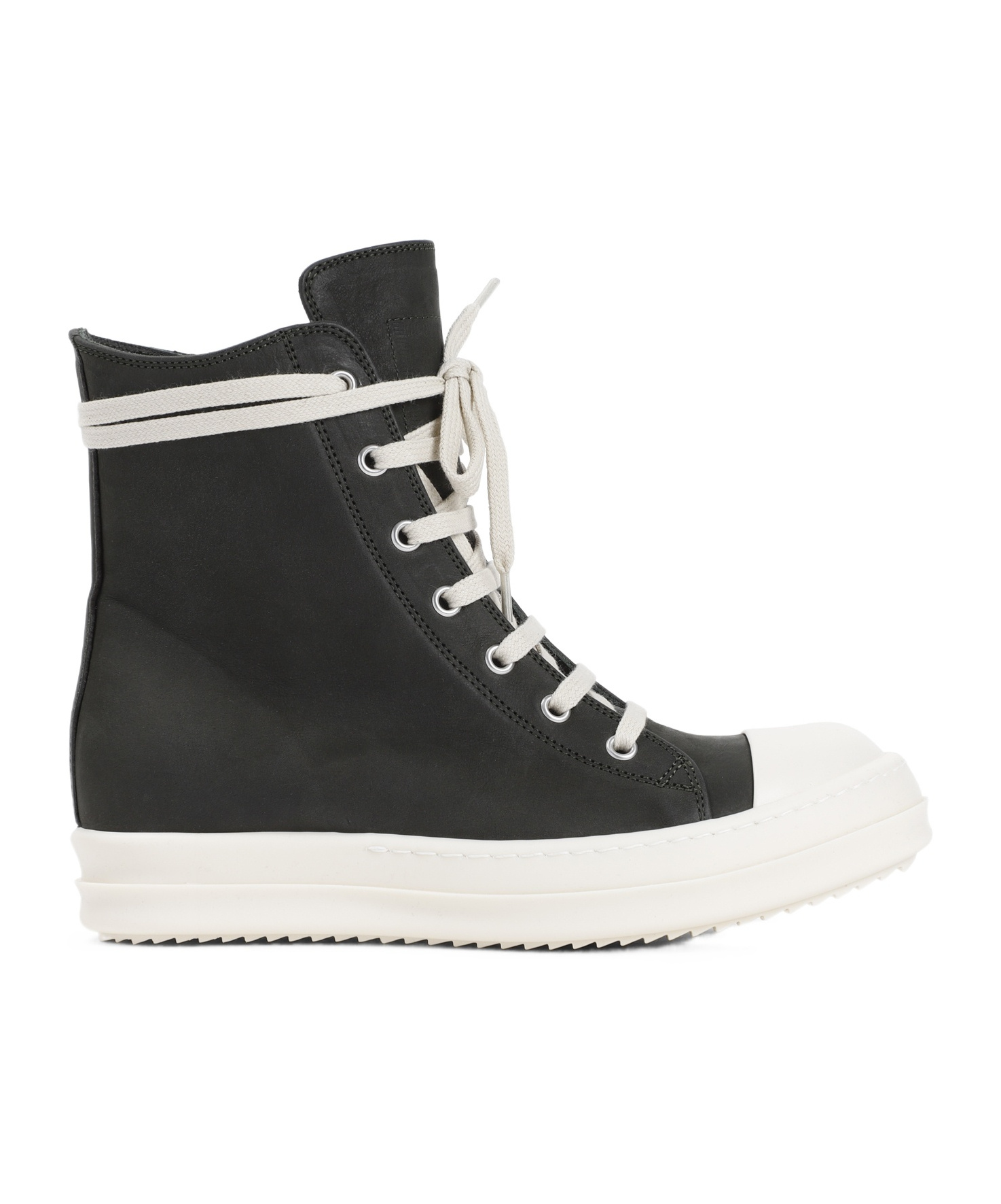 RICK OWENS RICK OWENS ROUND-TOE LACE-UP SNEAKERS
