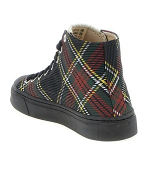 Vivienne Westwood High-top Rubber Sole Sneakers In Black