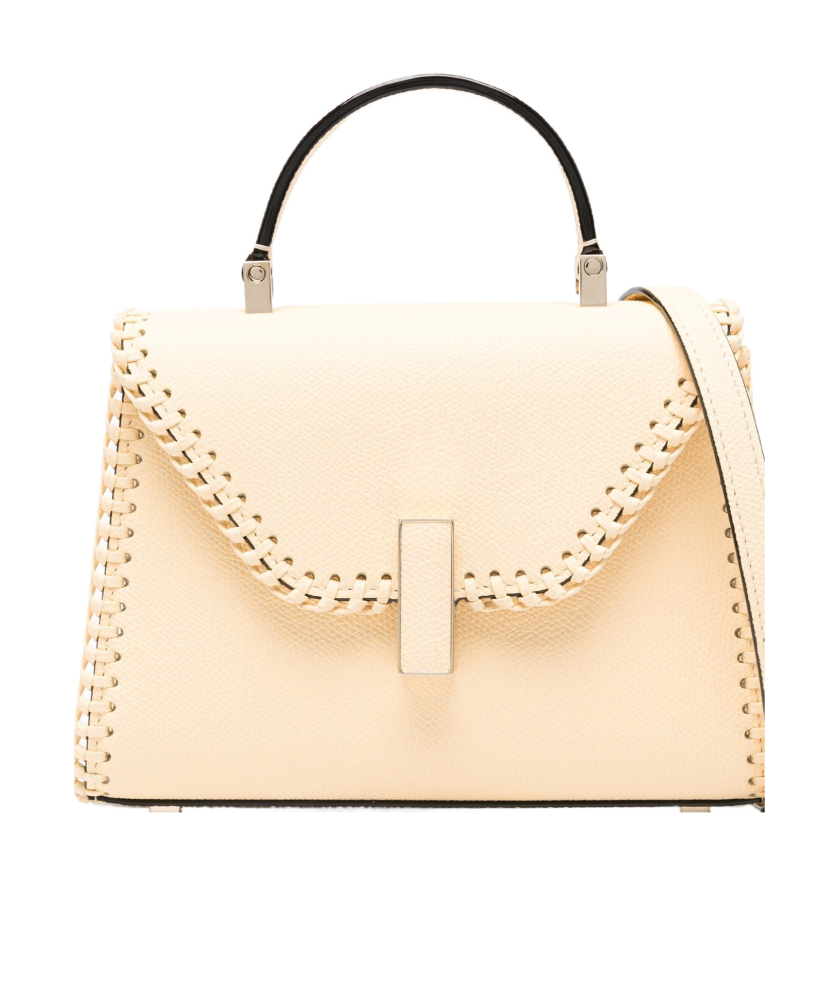 Valextra Flip Shoulder Bag In Nude
