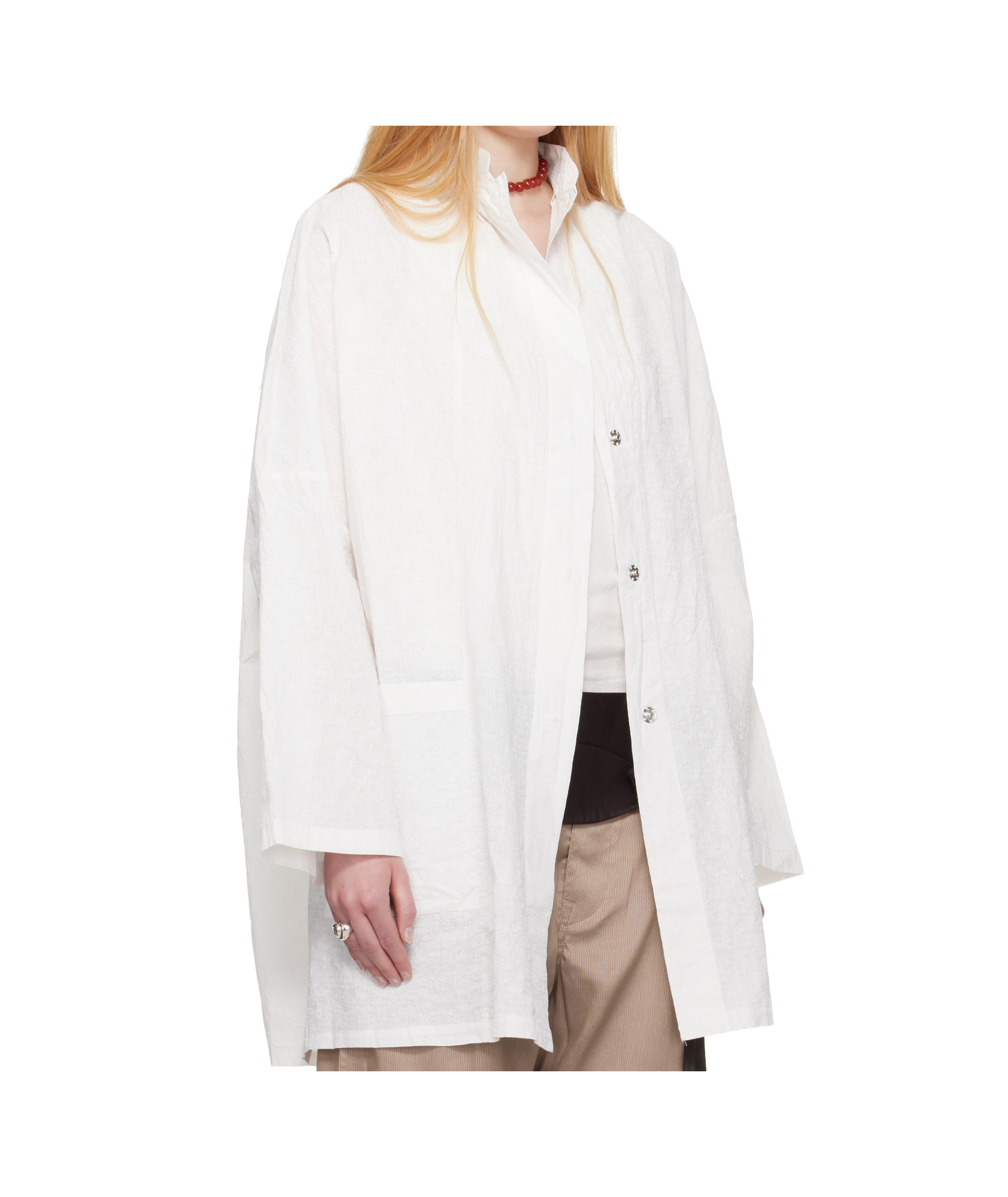 Our Legacy Work Shop Emporio Armani Spiaggia Shirt In White