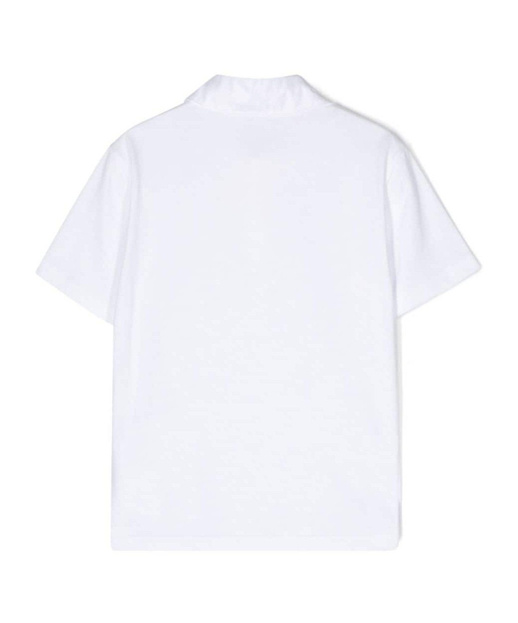 Shop Balmain Logo-jacquard Polo Shirt In White