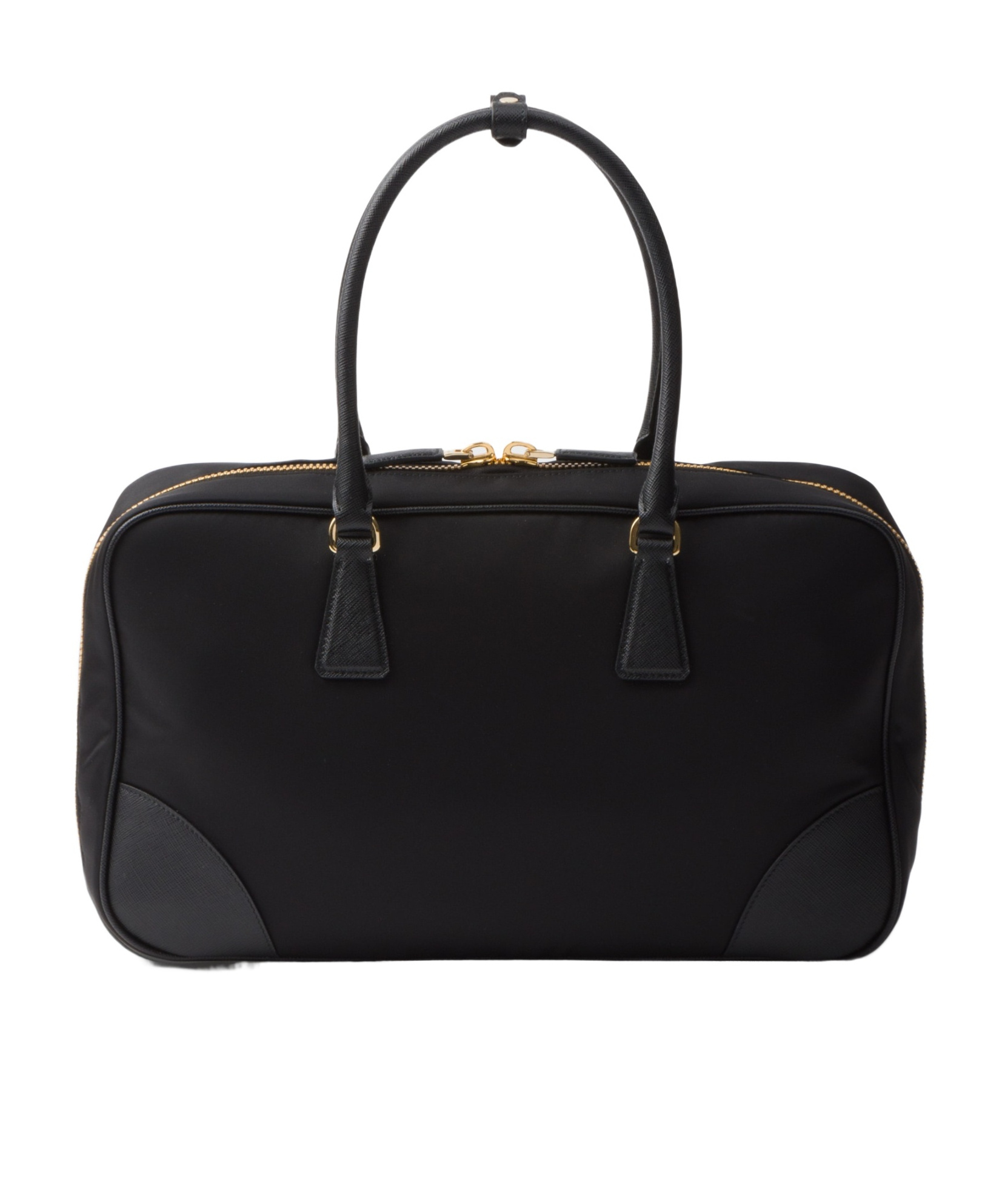 Prada 1978 Medium Re-nylon Clutch Bags In Black