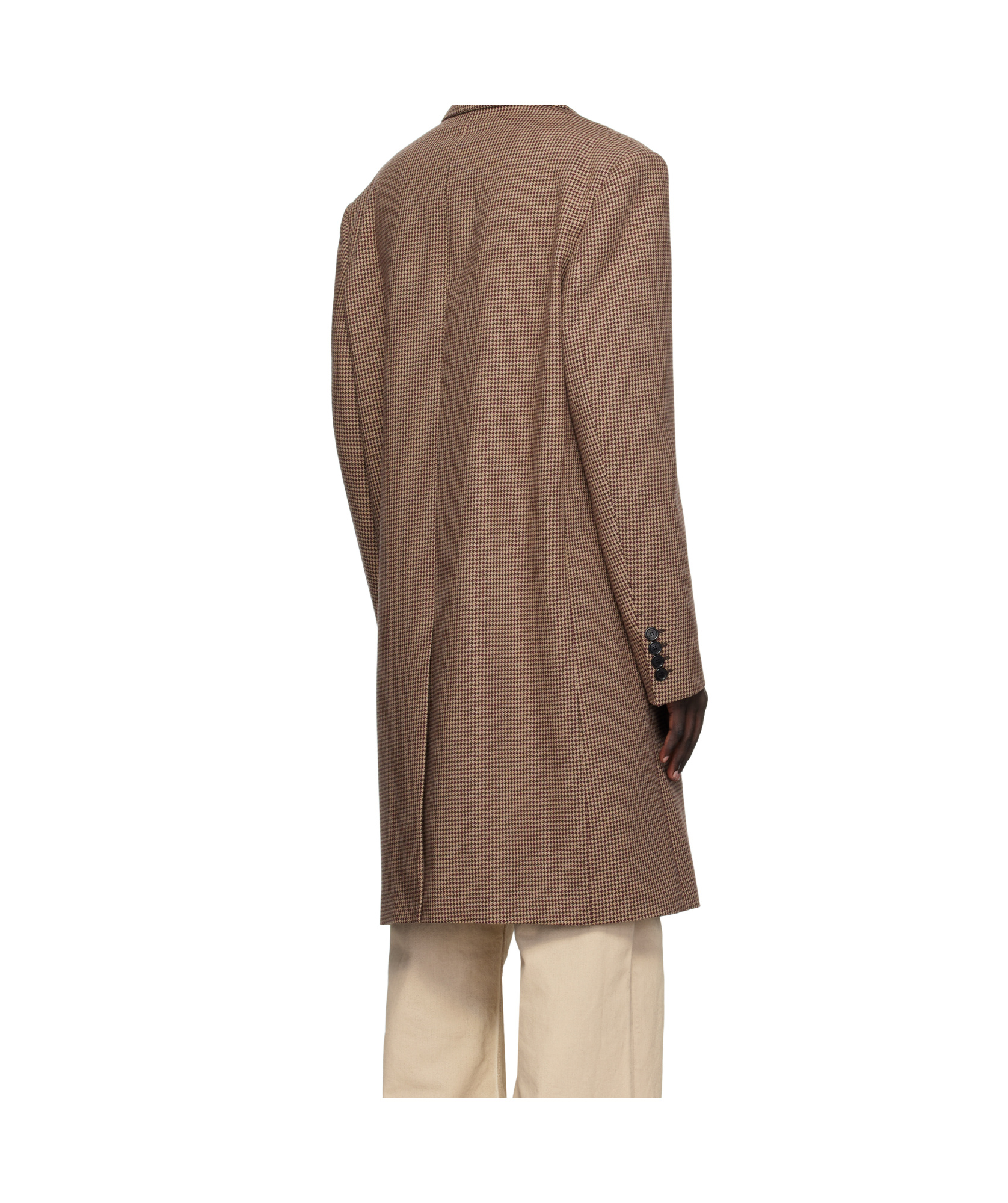 Acne Studios Brown Wool Coat In Brown