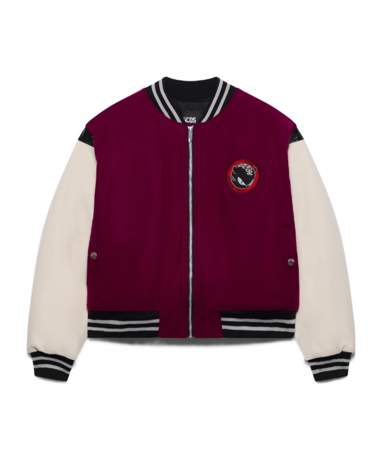 Gcds Patch-motif Bomber Jacket In Multi