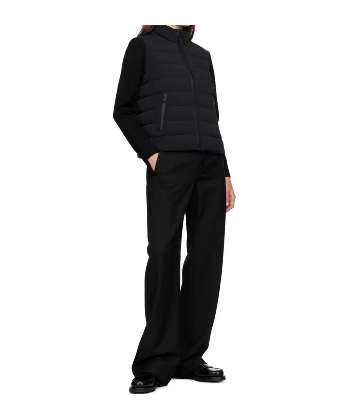 Mackage Oceane-city Long-sleeved Down Jacket In Black