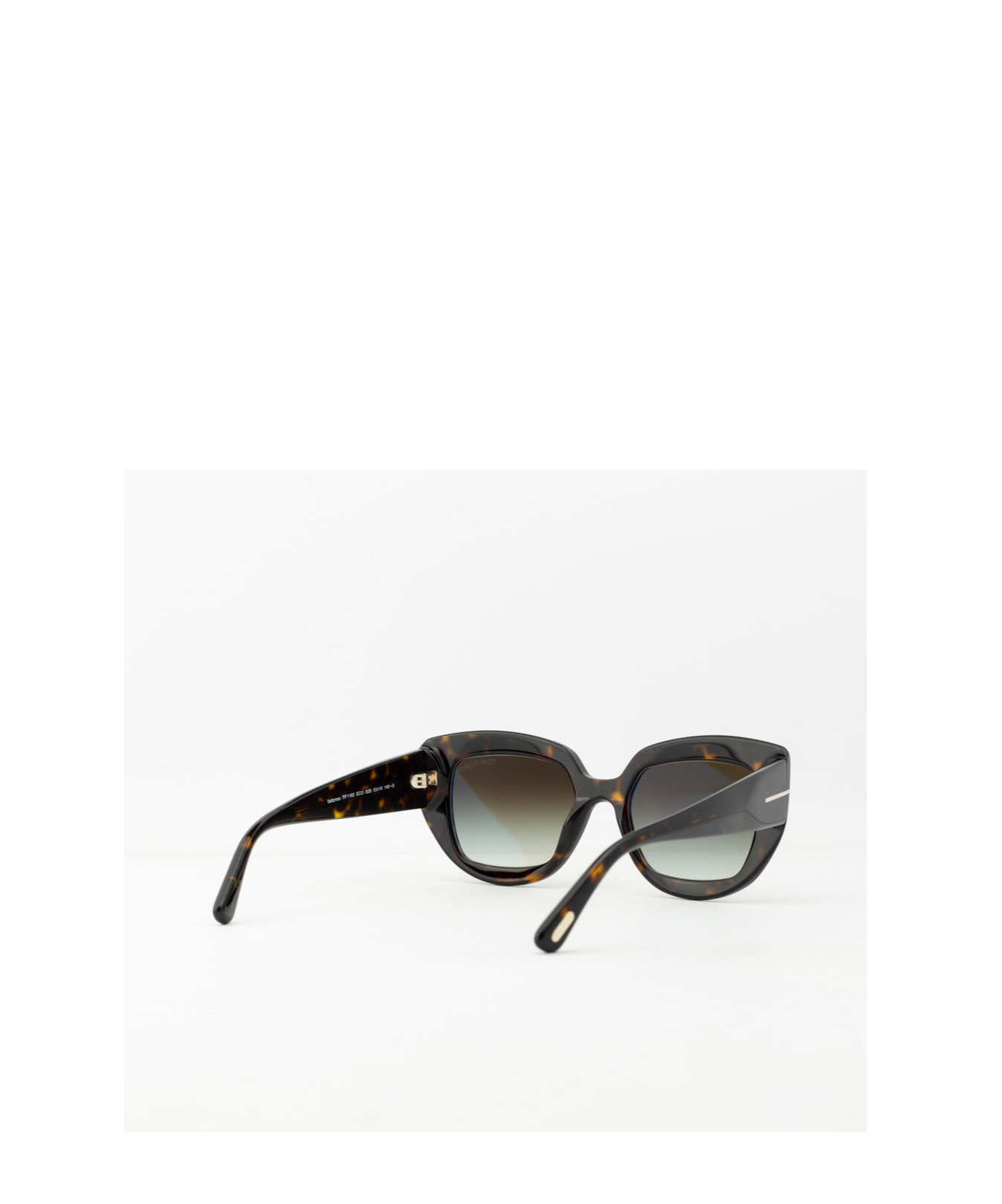 Tom Ford Logo Sunglasses In Green