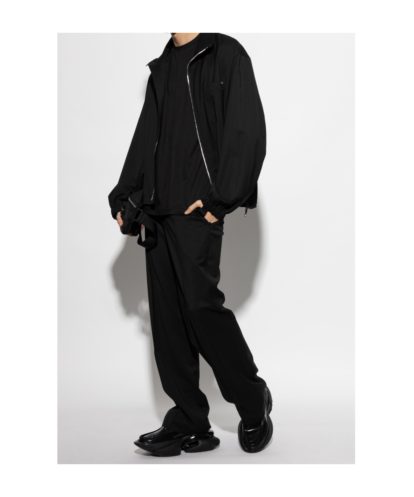 Helmut Lang Long-sleeved Casual Jacket In Black