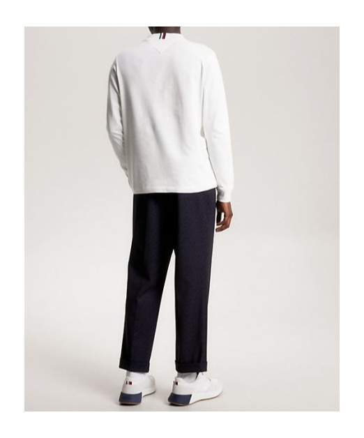 Shop Tommy Hilfiger Long-sleeved T-shirt In White