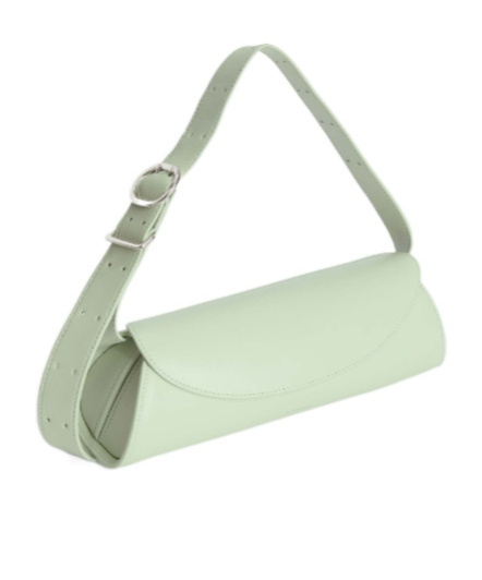 Jil Sander Small Cannolo Tote Bag In Green