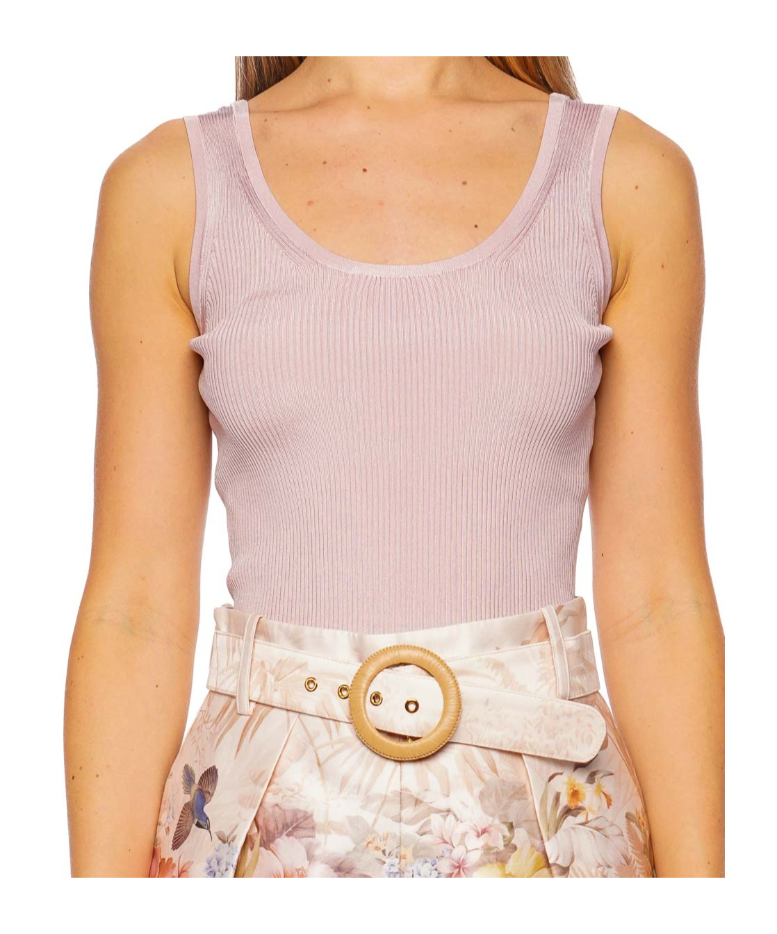 Zimmermann Sleeveless Vest In Pink