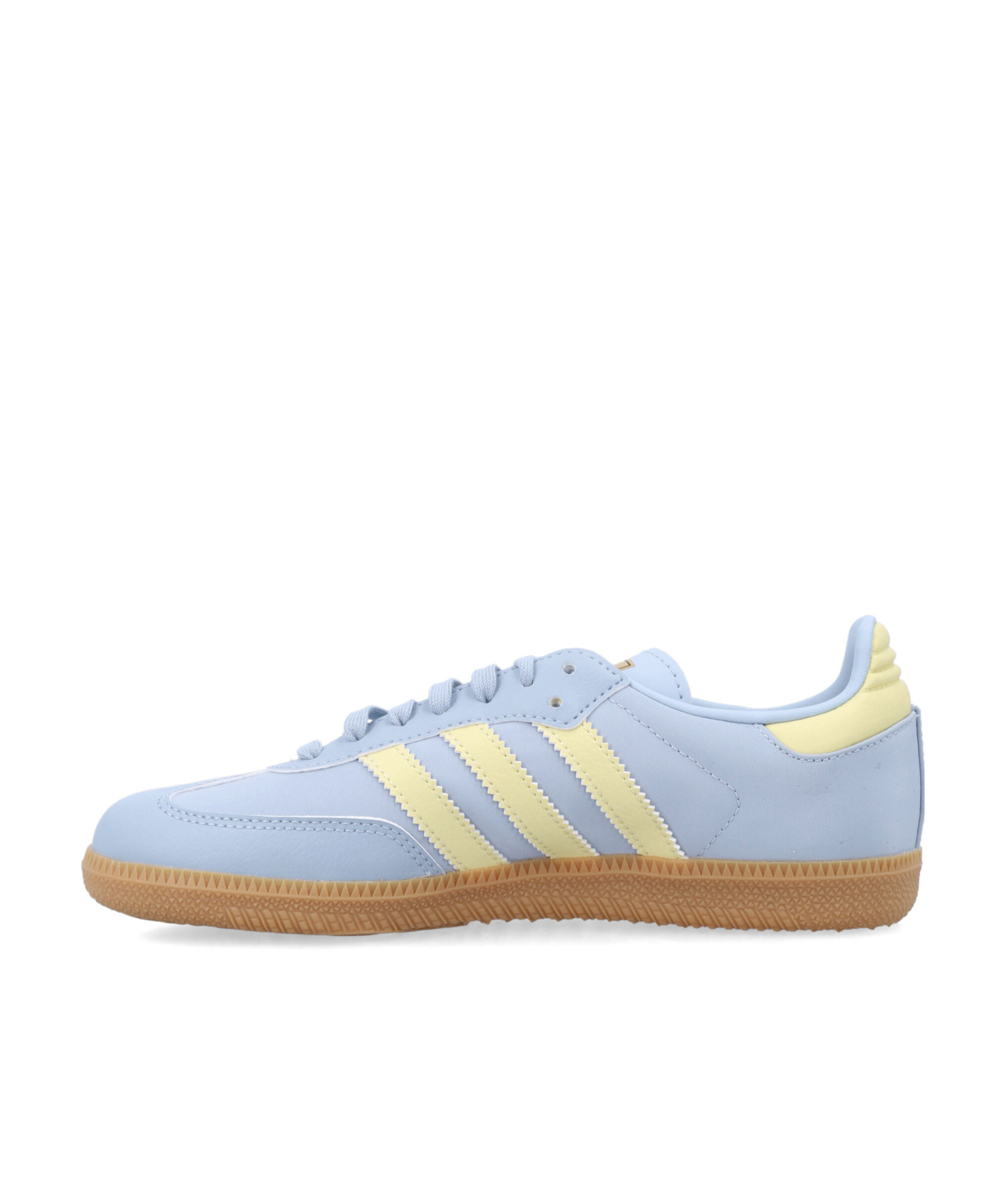 Shop Adidas Originals Samba Og Lace-up Trainers In Yellow - Light Blue/yellow