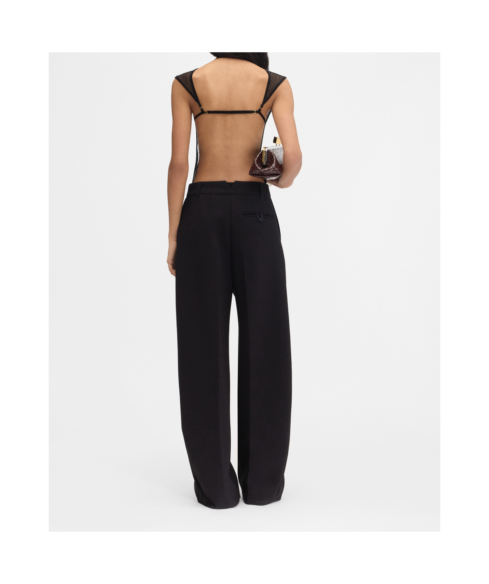 Jacquemus Le Pantalon Ovalo Pleated Wide-leg Trousers