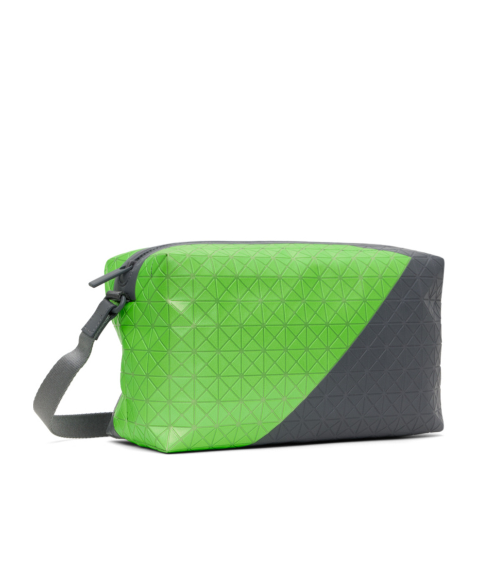 BAO BAO ISSEY MIYAKE SADDLE TRIANGULAR DECAL SHOULDER BAG