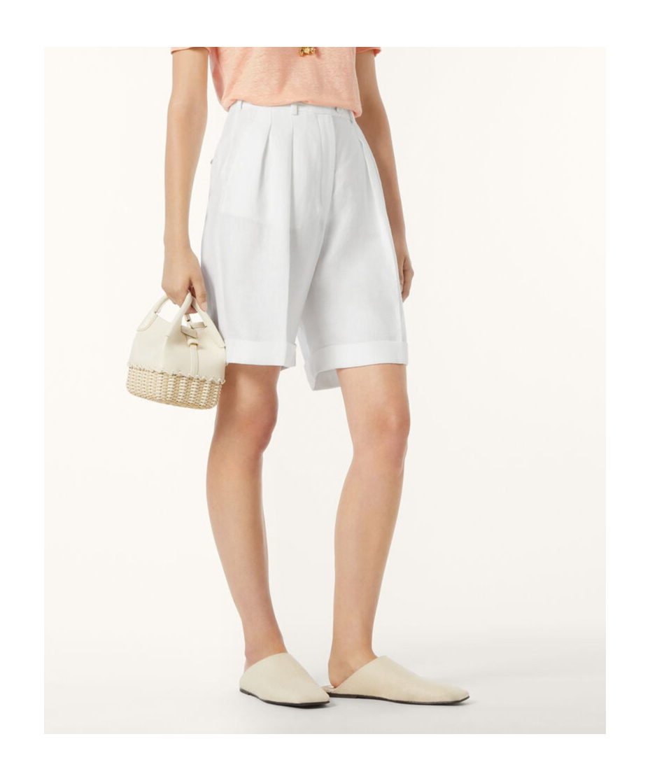 Loro Piana George Bermuda Shorts In White