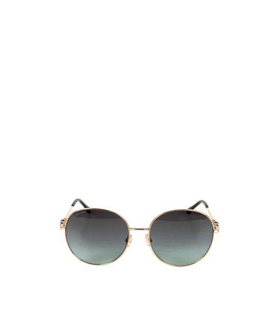 Jimmy Choo Round Sunglasses In Black