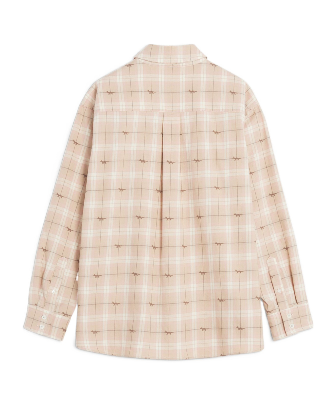 Maison Kitsuné Light Overshirt In Neutral